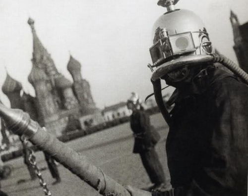 Tűzoltók az 1930-as évek Moszkvájában