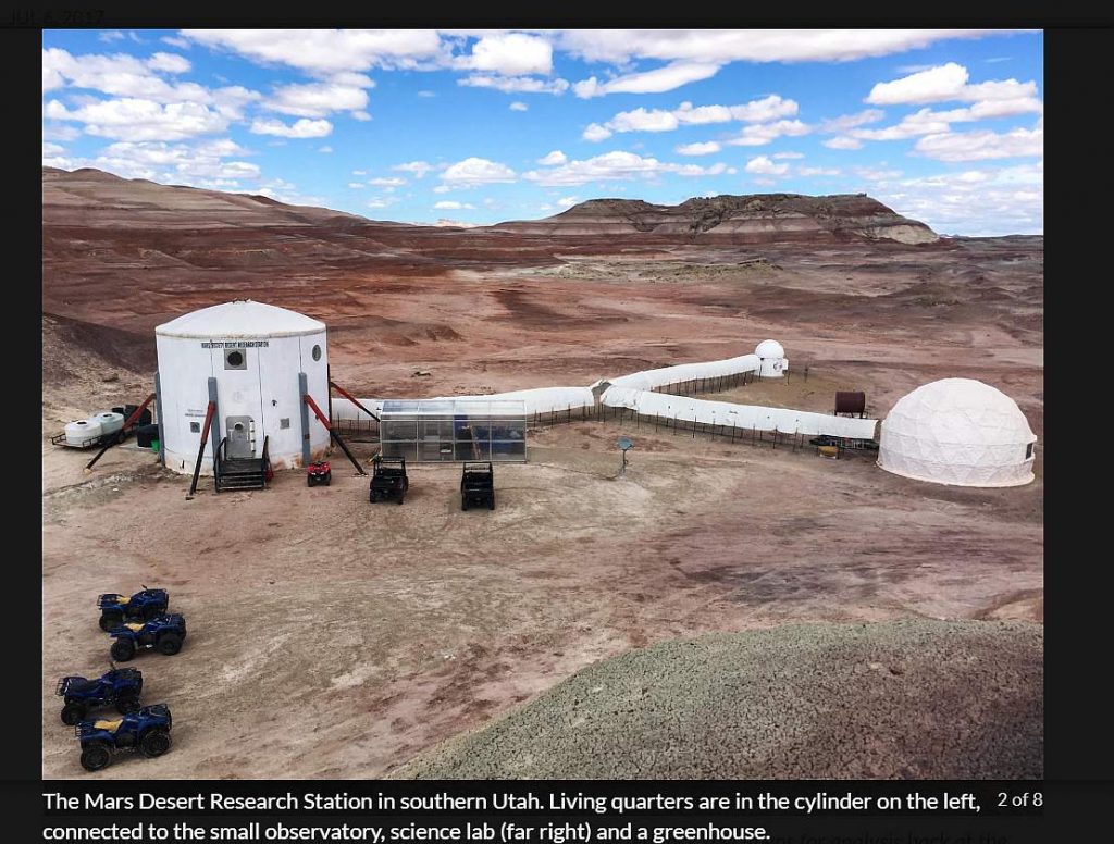 NASA Hawaii isolation