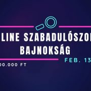 Megrendezésre kerül az első online szabadulószoba bajnokság Magyarországon!