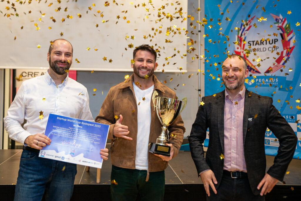 A Startup Világbajnokság budapesti elődöntő nyertesei 2023-ban fotó: Pozi.io