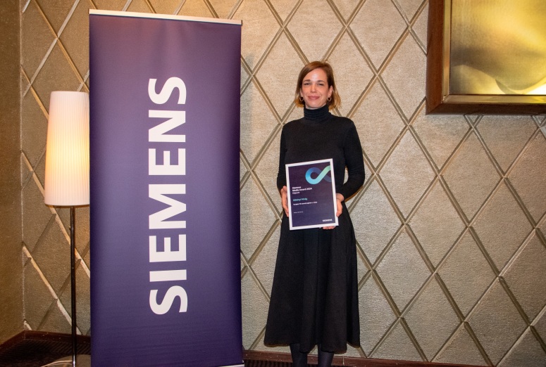 Zákányi Virág, Siemens Media Award, forrás: Siemens