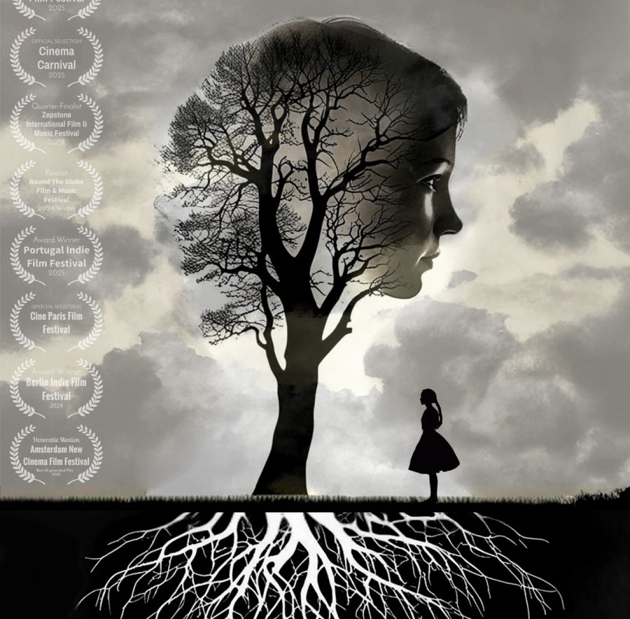 AI film - dark skies all around - kép: az alkotók plakátja