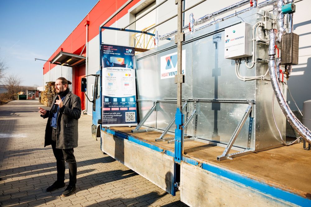 HeatVentors hőakku - fotó: Innoenergy