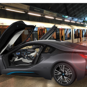 BMW i8 a metróban